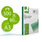 Papel fotocopiadora q-connect economy din a3 80 gramos paquete de 500 hojas