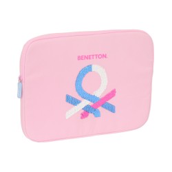 Funda para portatil 15,6" safta benetton pink 35x395x275 mm