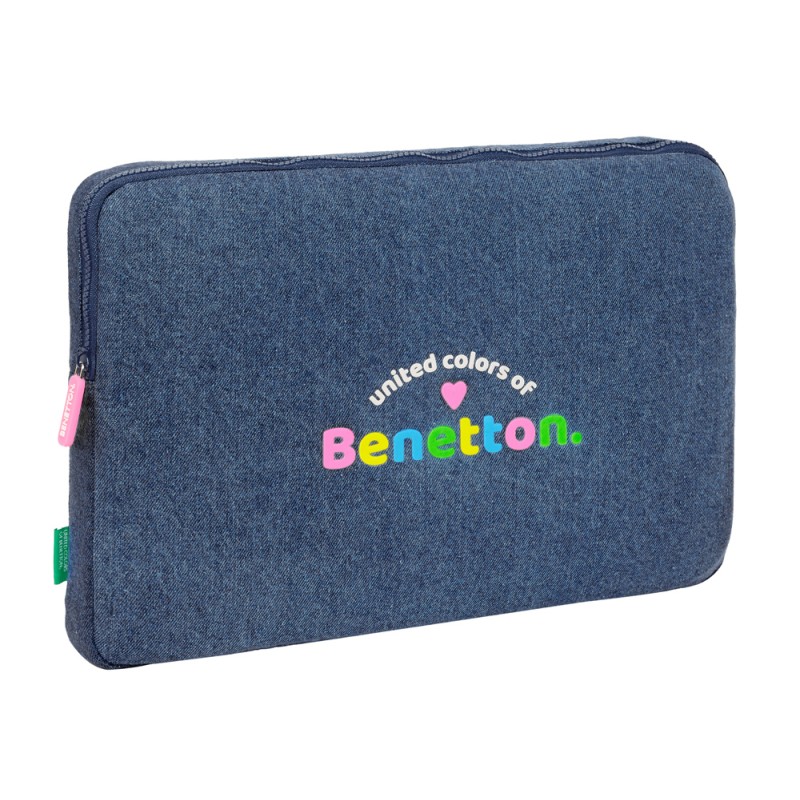 Funda para portatil 15,6" safta benetton denim 35x395x275 mm