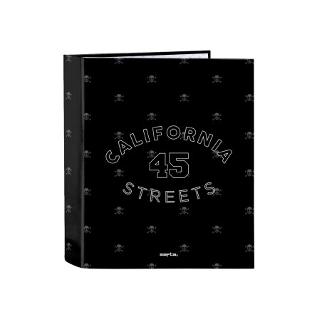 Carpeta safta carton folio 4 anillas lomo ancho safta california 60x270x300 mm