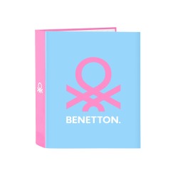 Carpeta safta carton folio 4 anillas lomo ancho benetton spring 60x270x300 mm