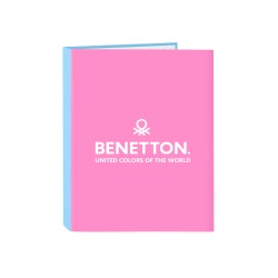 Carpeta safta carton folio 4 anillas mixtas benetton spring 40x265x330 mm
