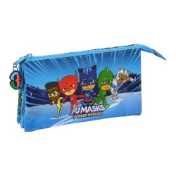 Bolso escolar portatodo safta triple pjmask 120x220x30 mm