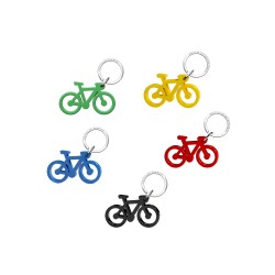 Llavero bicicleta acrilico reciclado pack de 5 unidades colores surtidos