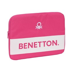 Funda safta para portatil 14" benetton raspberry 250x340x20 mm