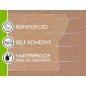 6 Unidades - Cinta adhesiva q-connect kraft reforzado 50 m x 50 mm para embalaje 6 Unidades - Cinta adhesiva q-connect kraft reforzado 50 m x 50 mm para embalaje