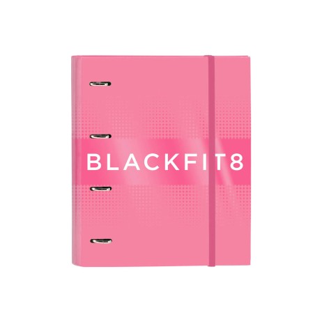 Carpeta 4 anillas safta a4 con recambio 100 hojas blackfit8 glow up 270x35x320 mm