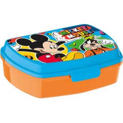 Sandwichera safta escolar 170x133x56 mm mickey mouse happy smiles