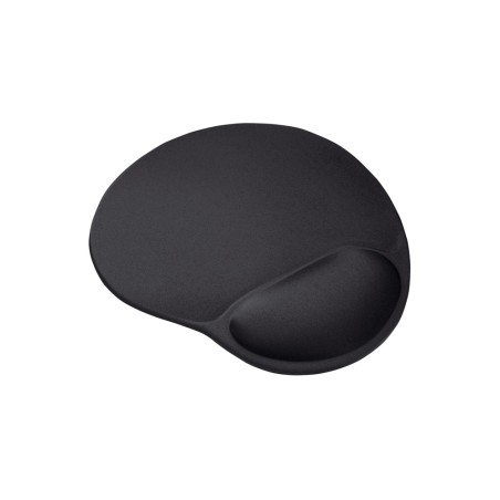 Alfombrilla de raton trust bigfoot pad color negro 236x205 mm