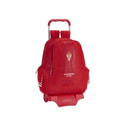 Cartera escolar safta con carro sporting de gijon 320x430x170 mm