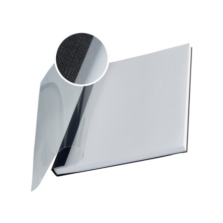 Tapa de encuadernacion leitz channel flexible 74150095 din a4 lomo 14 mm color negro caja 10 unidades