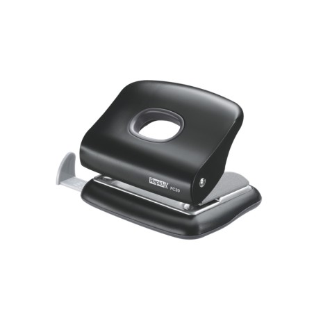 3 Unidades - Taladrador rapid fc20 color negro capacidad 20 hojas