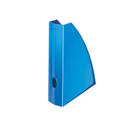 6 Unidades - Revistero leitz wow plastico lomo 60 color azul 75x312x258 mm