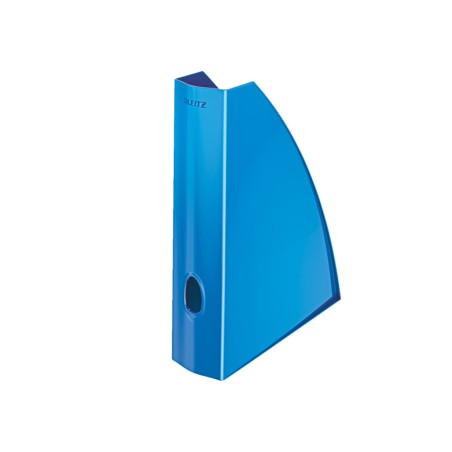6 Unidades - Revistero leitz wow plastico lomo 60 color azul 75x312x258 mm