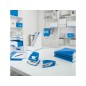 6 Unidades - Revistero leitz wow plastico lomo 60 color azul 75x312x258 mm