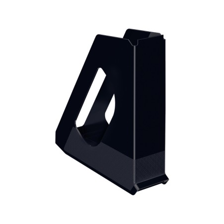 10 Unidades - Revistero esselte europost plastico color negro vivida 72x256x260 mm