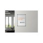 Vitrina de anuncios nobo con marco de aluminio a presion premium plus para exterior din a1 650x900x17 mm