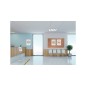 Vitrina de anuncios nobo con marco de aluminio a presion premium plus para exterior din a1 650x900x17 mm