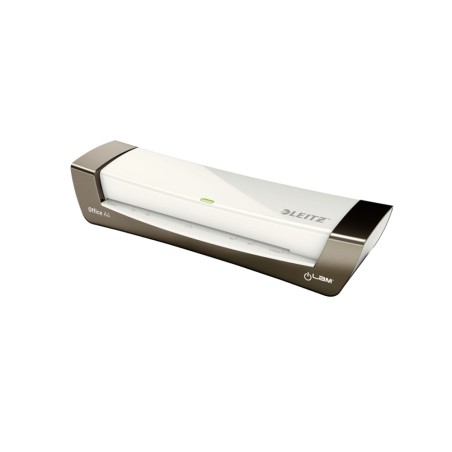 Plastificadora leitz ilam office din a4 2 rodillos hasta 125 mc color blanco/plata