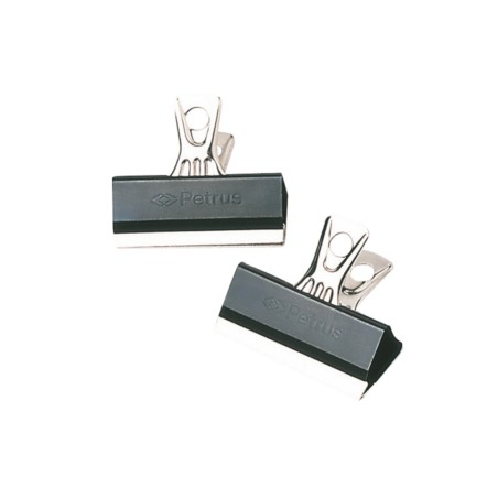 12 Unidades - Pinza metalica petrus fija 3/70 70x23 mm