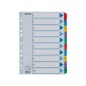 10 Unidades - Separador numerico esselte cartulina mylar borra 1-10 juego de 10 separadores din a4 multitaladro multicolor