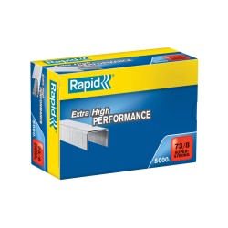 Grapas rapid super strong n 73/8 mm galvanizada caja de 5000 unidades