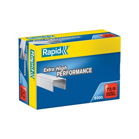 Grapas rapid super strong n 73/8 mm galvanizada caja de 5000 unidades