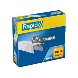 5 Unidades - Grapas rapid strong n 23/17 mm galvanizada caja de 1000 unidades