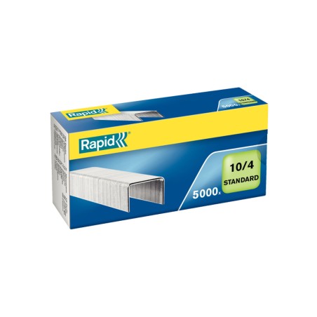 10 Unidades - Grapas rapid n 10/4 mm galvanizada caja de 5000 unidades