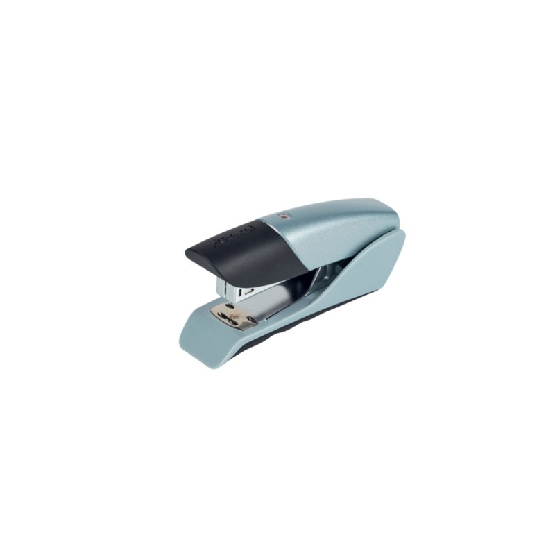 2 Unidades - Grapadora rexel gazell metalica capacidad 25 hojas color plata/negro usa grapas n 16 y 56