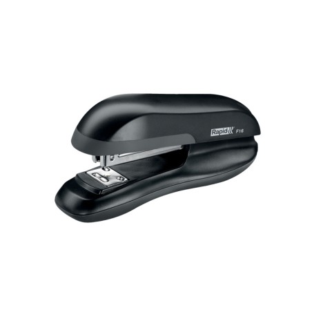 3 Unidades - Grapadora rapid f16 plastico capacidad 20 hojas usa grapas 24/6 y 26/6 color negro