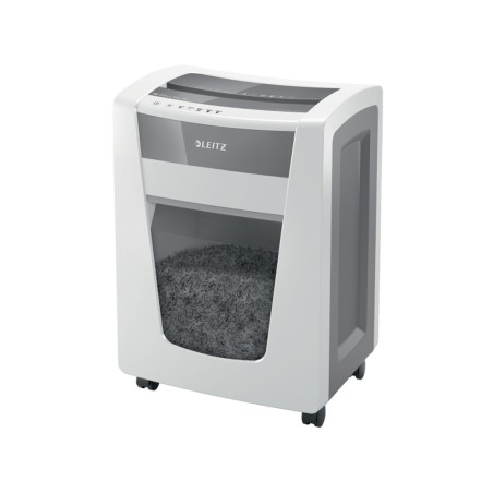 Destructora de documentos leitz iq office pro p5 capacidad de corte 15 hojas destruye grapas y clips 30