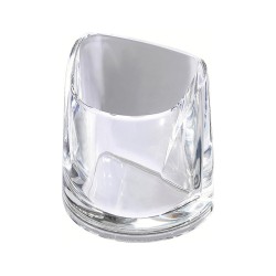 2 Unidades - Cubilete portalapices rexel nimbus plastico cristal