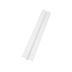 Canutillo gbc ibiclick plastico translucido 16 mm caja de 50 unidades