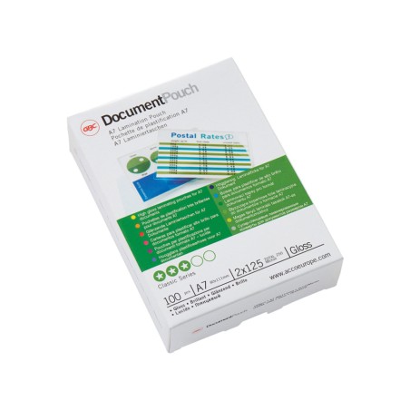 4 Unidades - Bolsa de plastificar gbc din a7 2x125 mc caja de 100 unidades