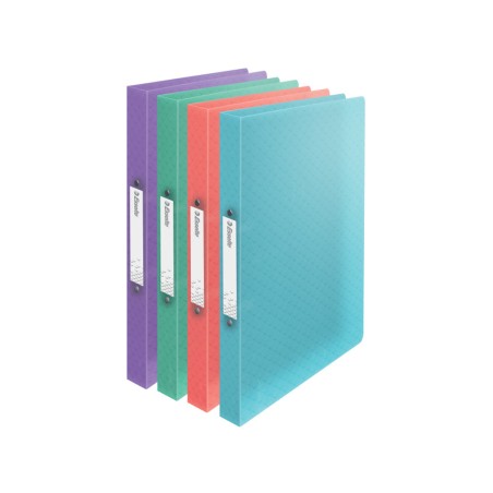 12 Unidades - Carpeta esselte colour breeze 2 anillas redondas 25 mm din a4 polipropileno colores surtidos