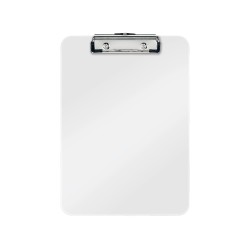 3 Unidades - Carpeta leitz wow plastico rigido din a4 con pinza superior color blanco