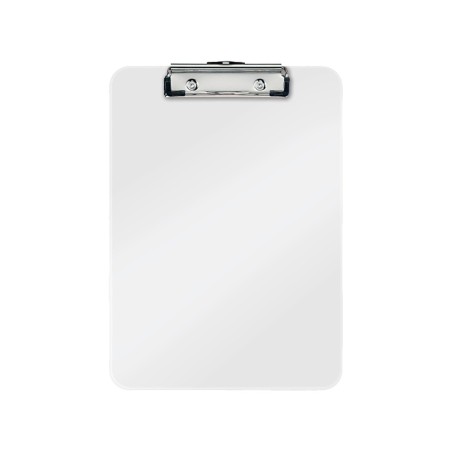 3 Unidades - Carpeta leitz wow plastico rigido din a4 con pinza superior color blanco