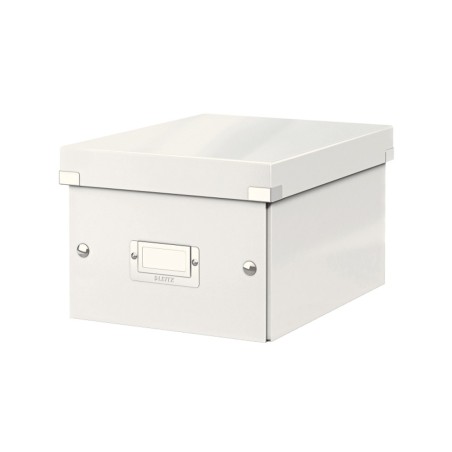 2 Unidades - Caja de almacenamiento leitz click&store pequeña color blanco 216x160x282 mm