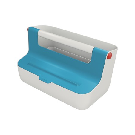 Caja de almacenamiento leitz cosy carry box color azul 367x214x196 mm