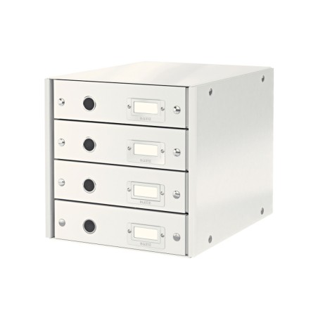 Fichero cajones de sobremesa leitz click&store 4 cajones color blanco 290x283x360 mm