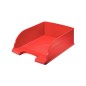 4 Unidades - Bandeja sobremesa leitz plus jumbo gran capacidad color rojo 255x103x357 mm