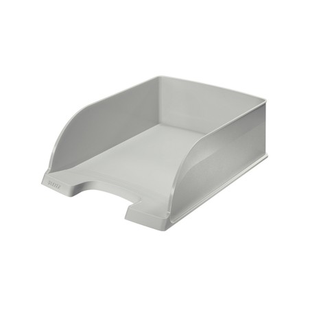 4 Unidades - Bandeja sobremesa leitz plus jumbo gran capacidad color gris 255x103x357 mm