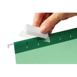 4 Unidades - Visor carpeta colgante esselte plastico flexibles transparente 5 cm pack de 25 unidades