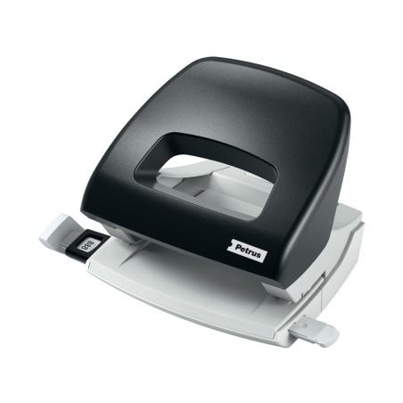 2 Unidades - Taladrador petrus 80 color negro capacidad 10 hojas