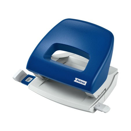 2 Unidades - Taladrador petrus 80 color azul capacidad 10 hojas
