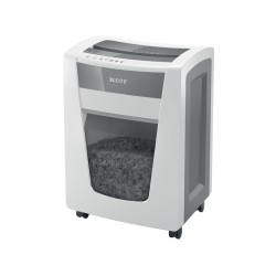 Destructora de documentos leitz iq office pro p4 blanco/plata