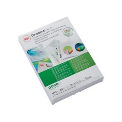 Bolsa de plastificar gbc din a4 2x175 micras caja de 100 unidades