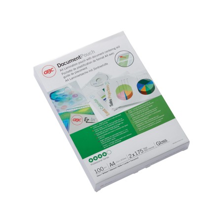 Bolsa de plastificar gbc din a4 2x175 micras caja de 100 unidades
