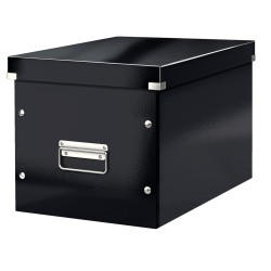Caja almacenamiento leitz click & store cubica grande color negro 320x360x310 mm